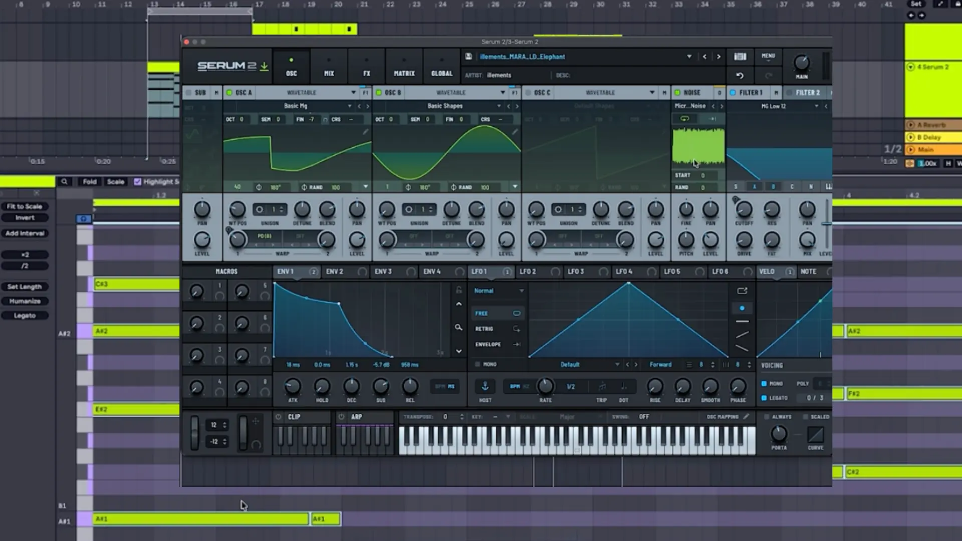 Chords, melodies & vocals