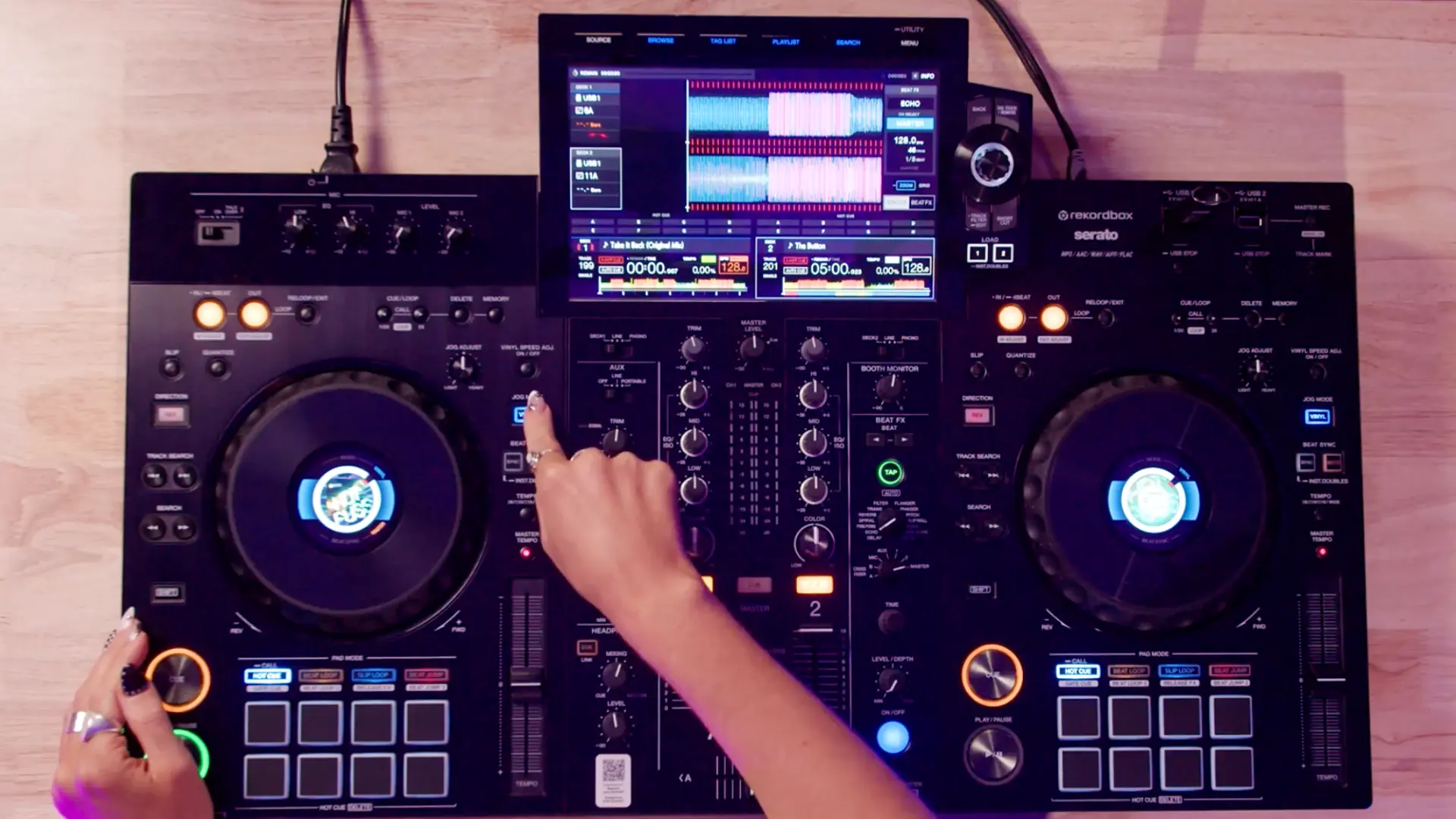 Creative mixing on all-in-one controllers