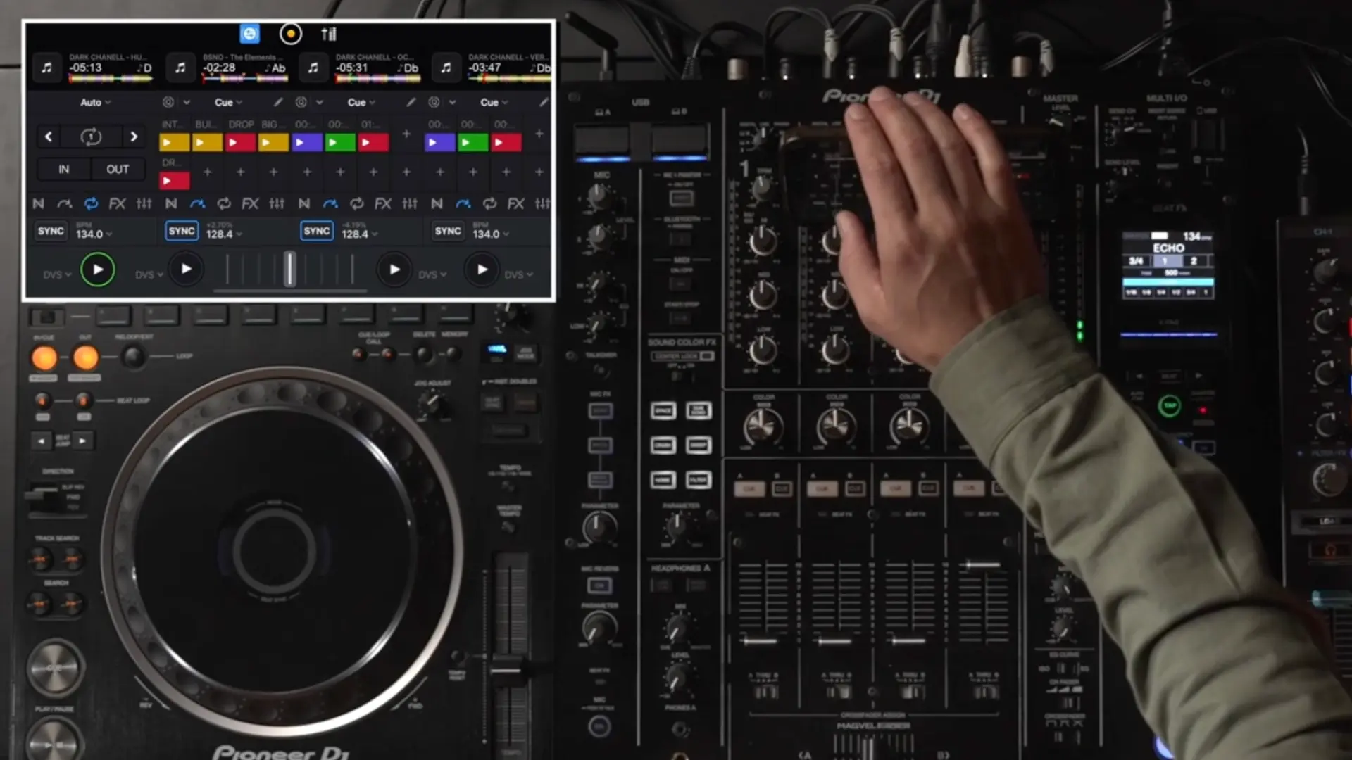 4 deck mixing