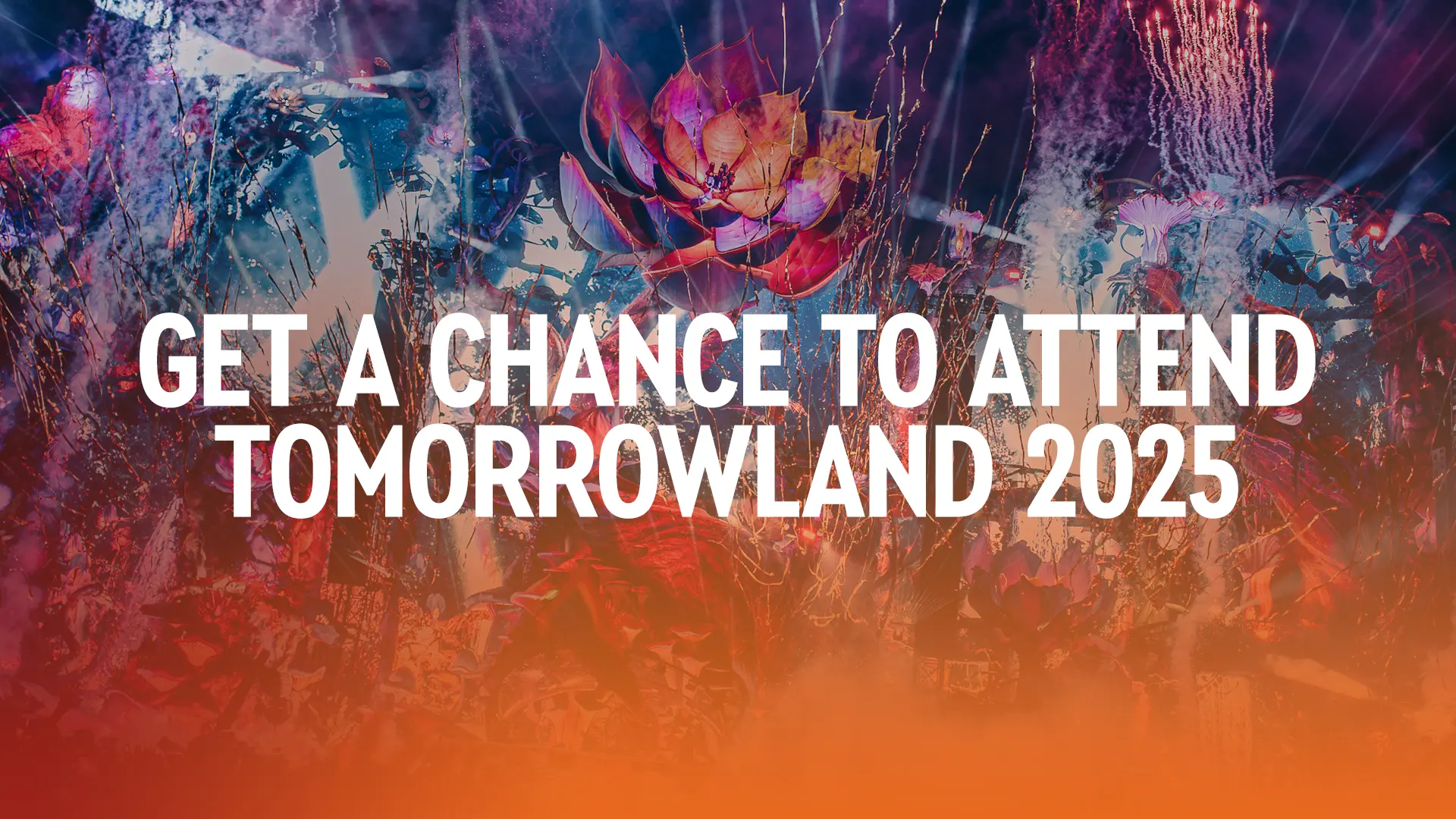 Get a chance to attend Tomorrowland 2025!